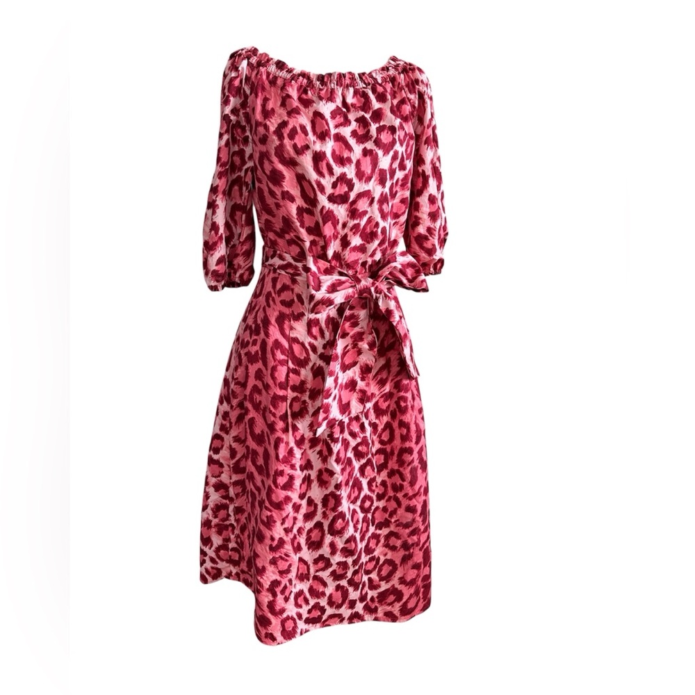 Kate Spade, Fiorella Leopard Print Dress, Size 2